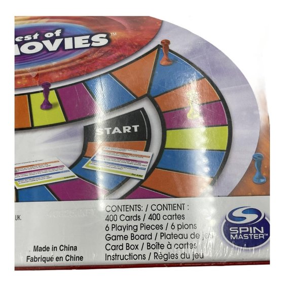 The Best of TV & Movies Board Game By Spin Master SEALED Fast Shipping - Picture 10 of 10